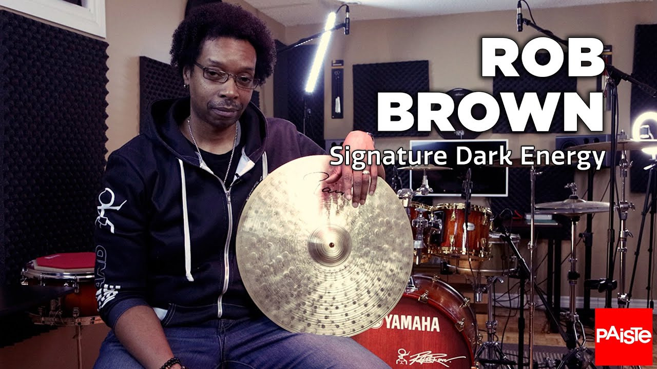 PAISTE CYMBALS - Rob Brown (Signature Dark Energy)
