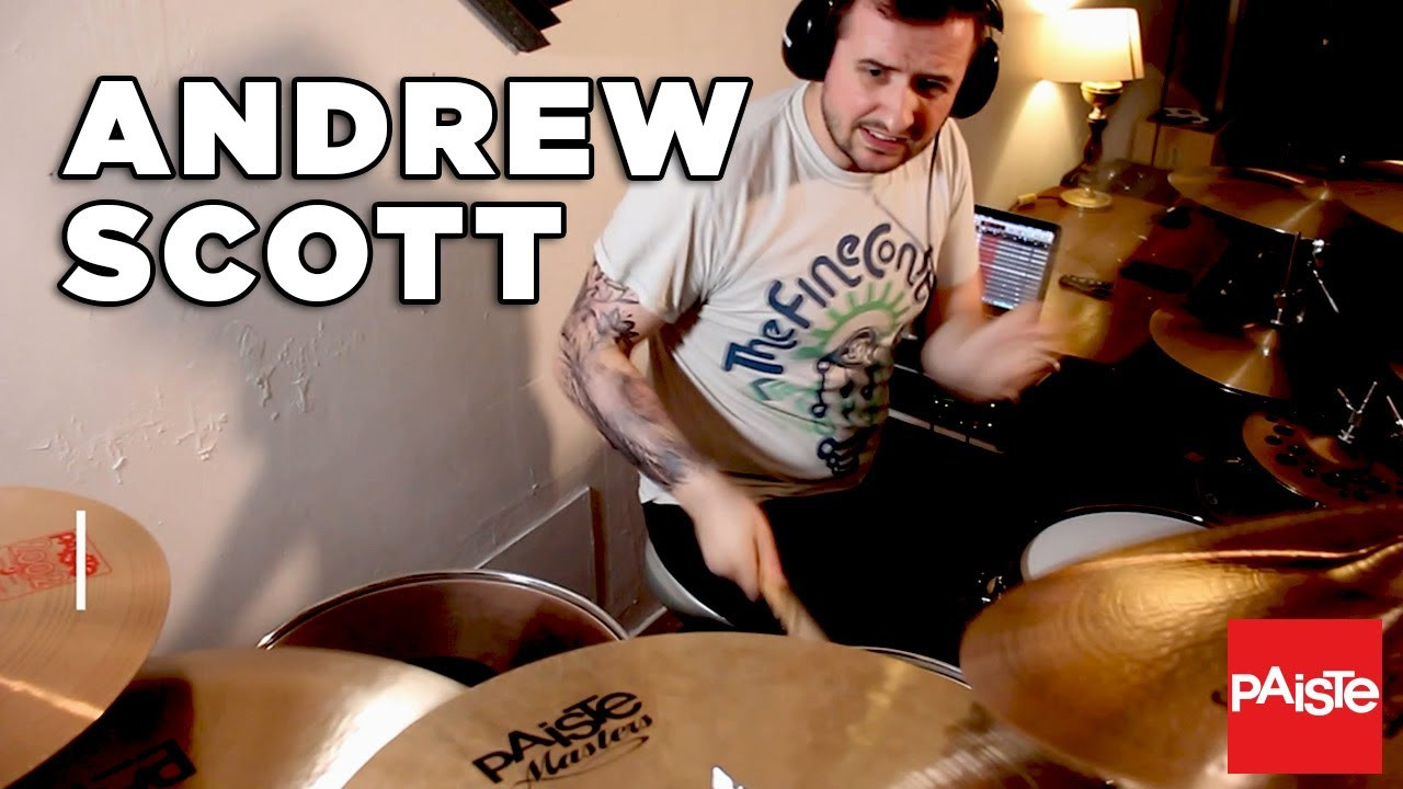 PAISTE CYMBALS - Andrew Scott (Drumplaythrough - I Built The Sky)