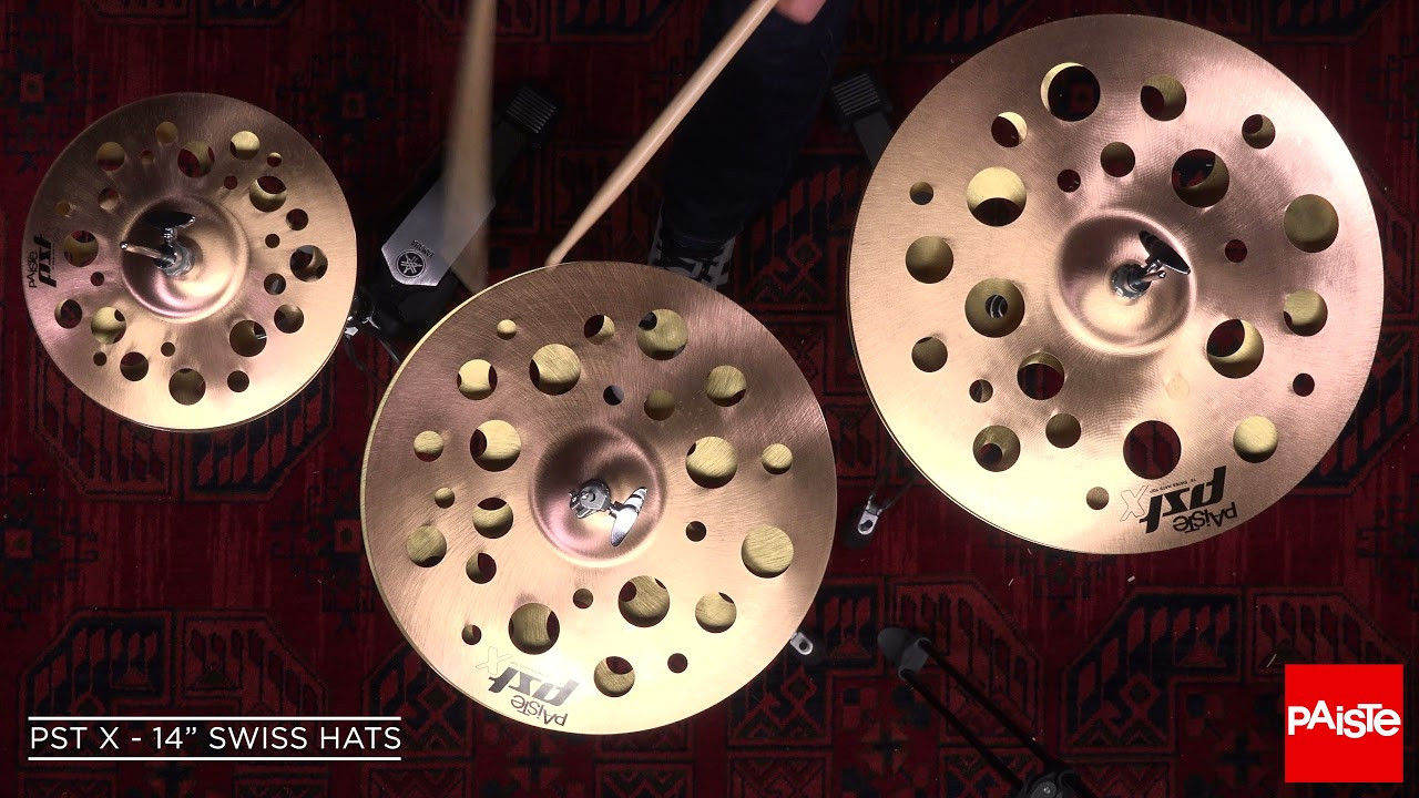 PAISTE CYMBALS - Comparison (PSTX Swiss Hats)