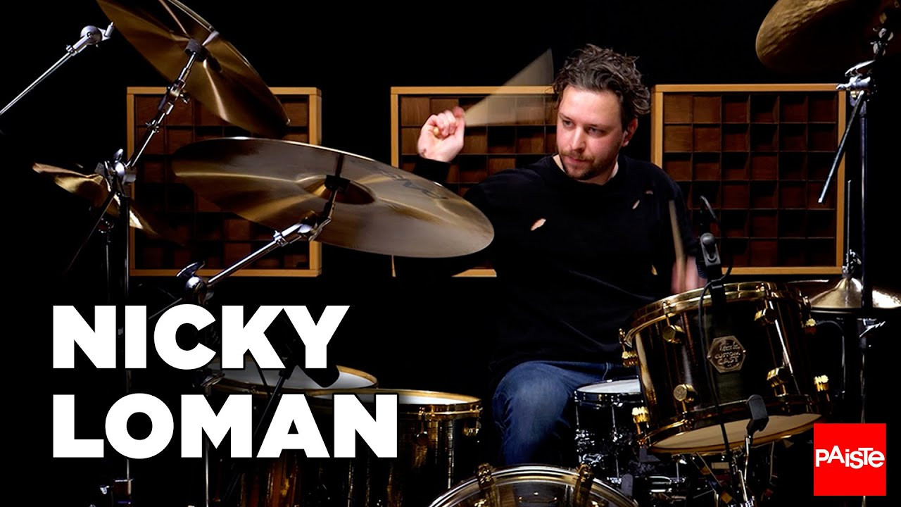 PAISTE CYMBALS - Nicky Loman (Paiste Studio Session)