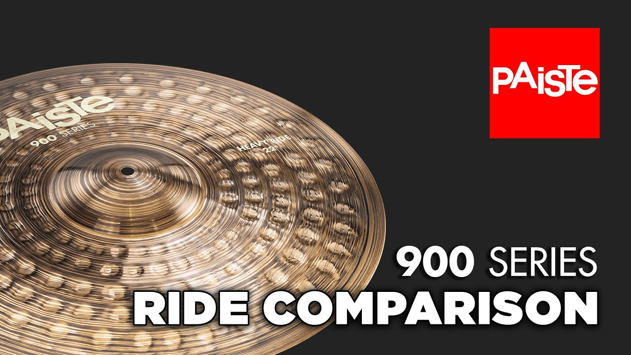 PAISTE CYMBALS - Comparison (900 Series Ride)
