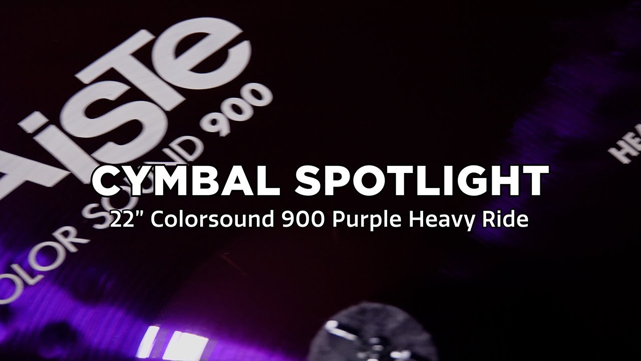 PAISTE CYMBALS - 22” Color Sound 900 Heavy Ride