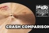 PAISTE CYMBALS - Comparison (2002 Crashes)