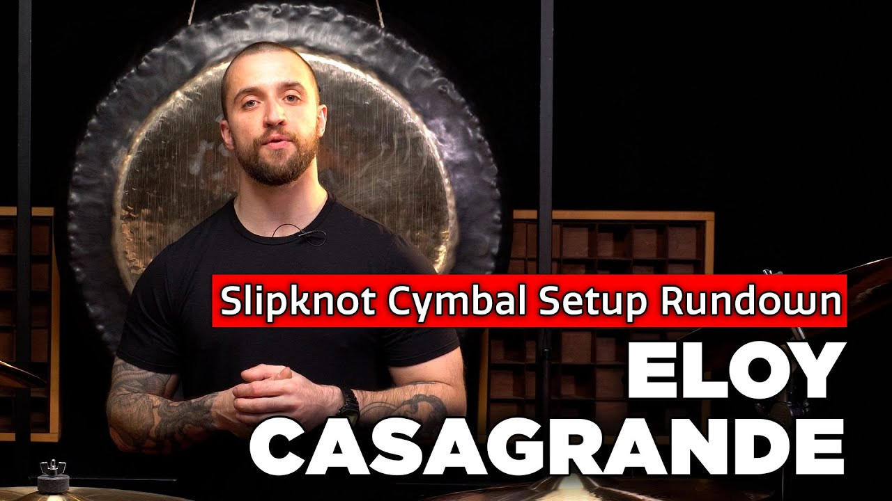PAISTE CYMBALS - Eloy Casagrande (Slipknot Cymbal Setup Rundown)