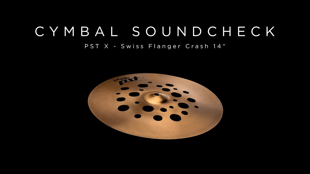 PAISTE CYMBAL SOUNDCHECK - PST X Swiss Flanger Crash 14