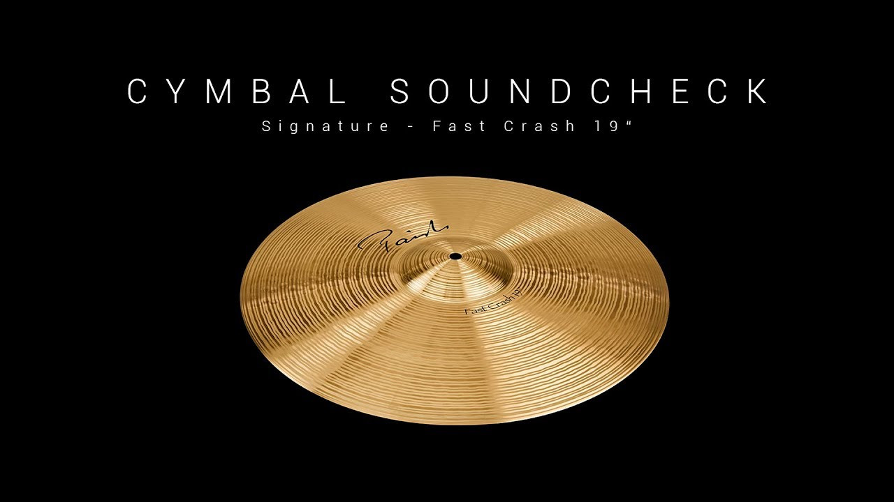 CYMBAL SOUNDCHECK - Signature Fast Crash 19