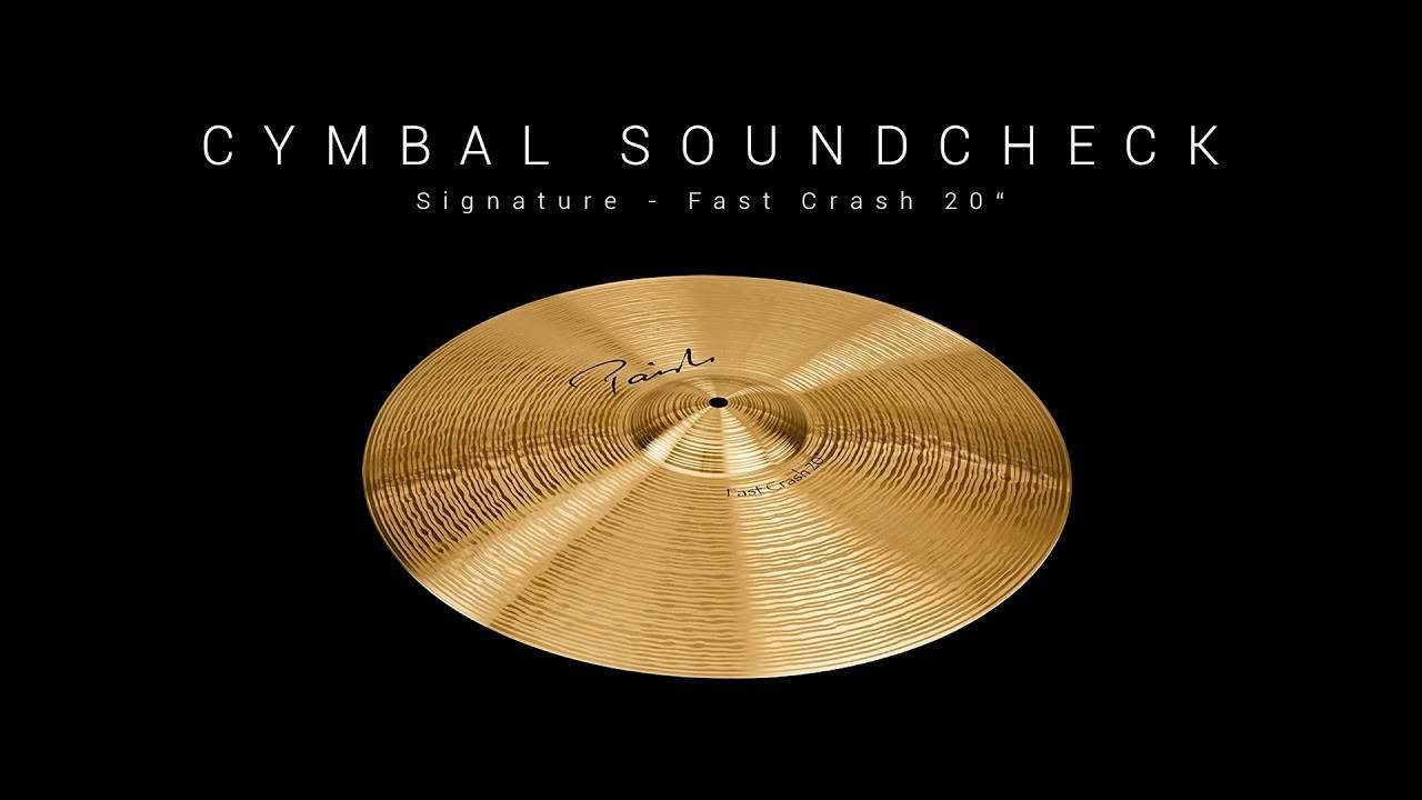 CYMBAL SOUNDCHECK - Signature Fast Crash 20
