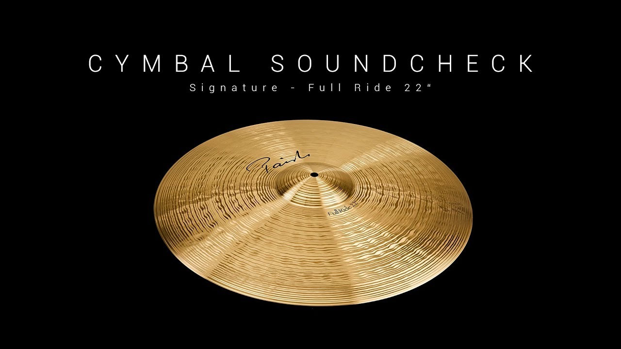 CYMBAL SOUNDCHECK - Signature Full Ride 22