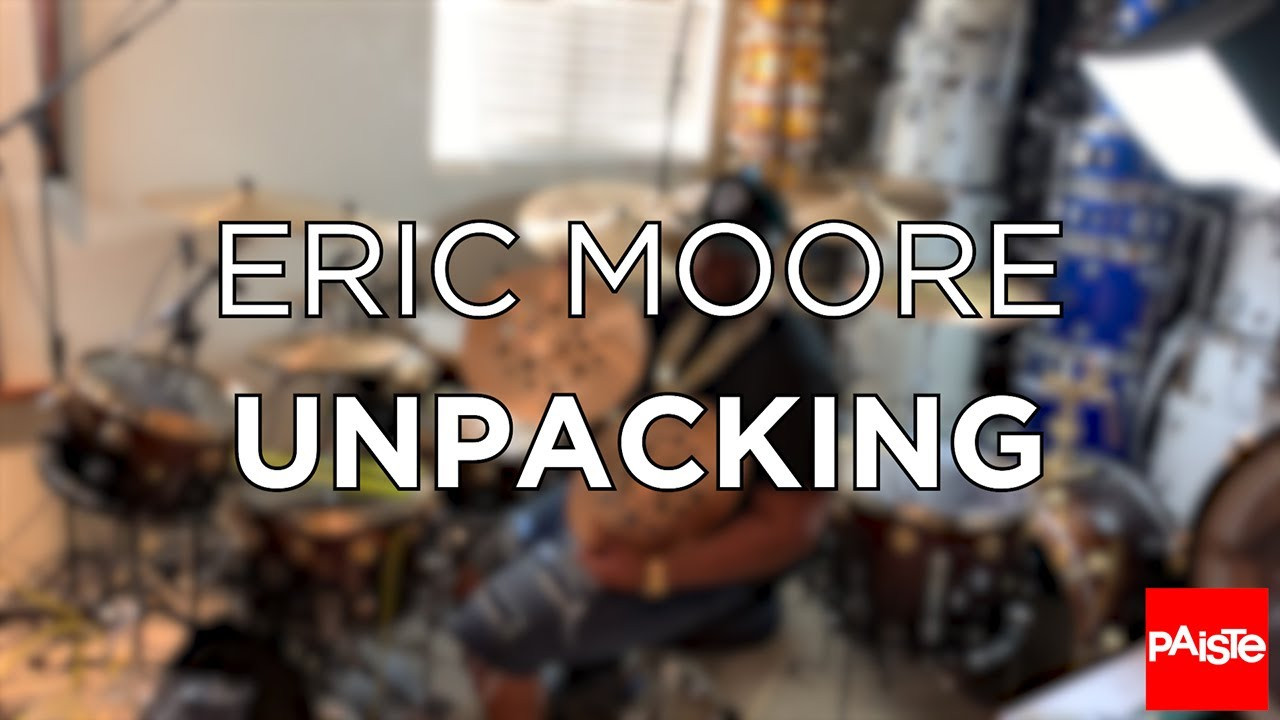 PAISTE CYMBALS - Eric Moore (Unpacking New Paiste Cymbals)