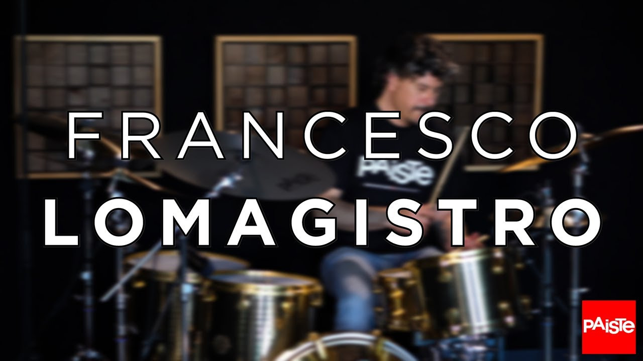 Paiste Cymbals - Francesco Lomagistro (Studio Session)