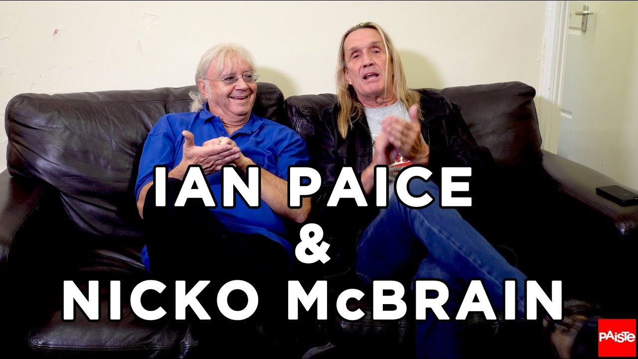 PAISTE CYMBALS - 2 Legends 1 Sofa - Nicko McBrain (Iron Maiden) & Ian Paice (Deep Purple) - (1/6)