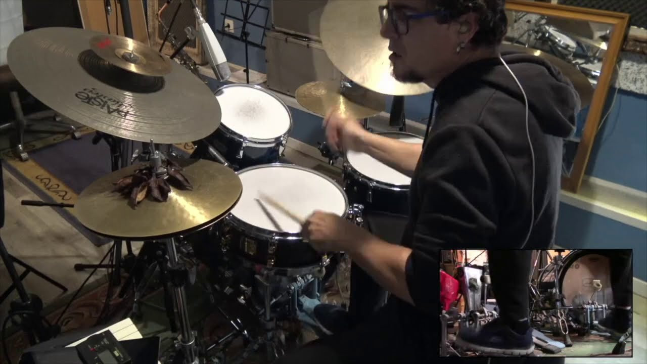 Drum solo over rumba clave 2-3