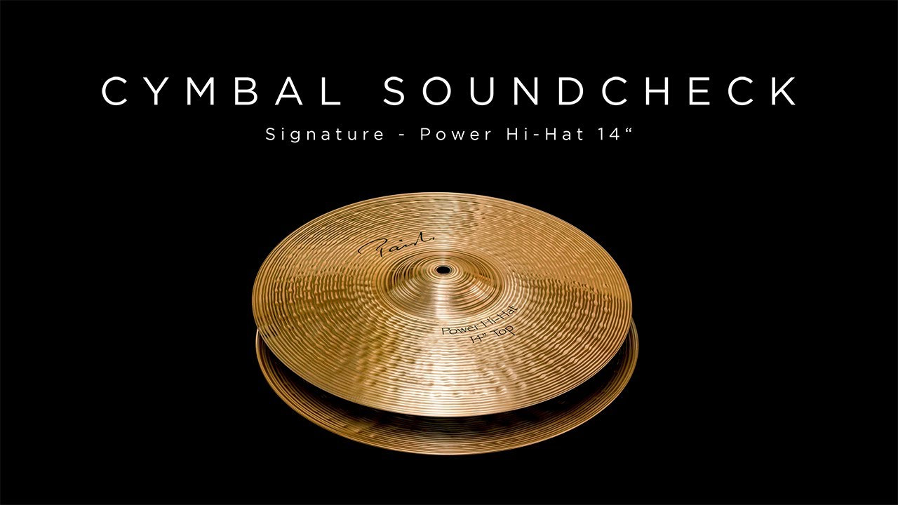 PAISTE CYMBAL SOUNDCHECK - Signature Power Hi-Hat 14